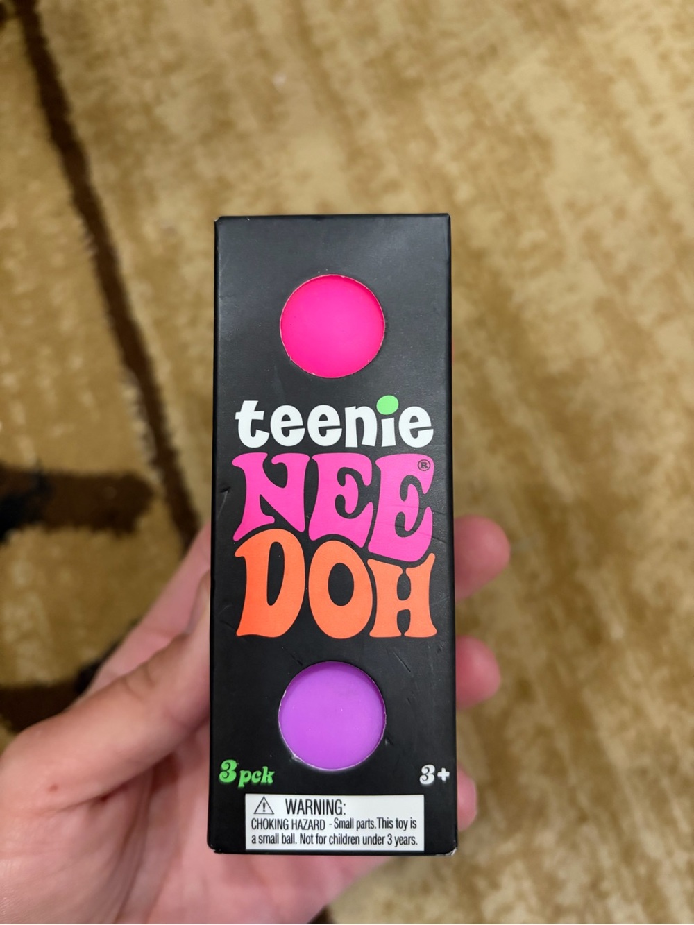 teenie NEE DOH 3-Pack Pink & Purple Mini Sensory Putty